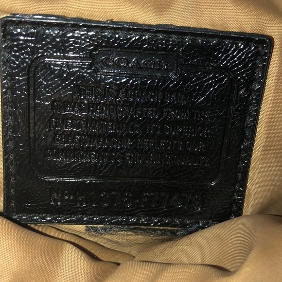 Coach Leopard Print Travel Crossbody Bag Teal Animal Print Adjustable Strap - Picture 8 of 8